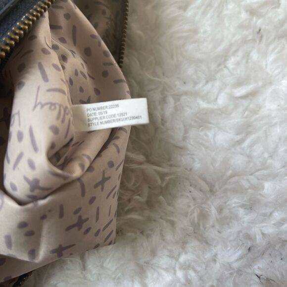 Radley London Navy Blue Nylon Spring Park  medium Backpack gold tone h… - Picture 11 of 12